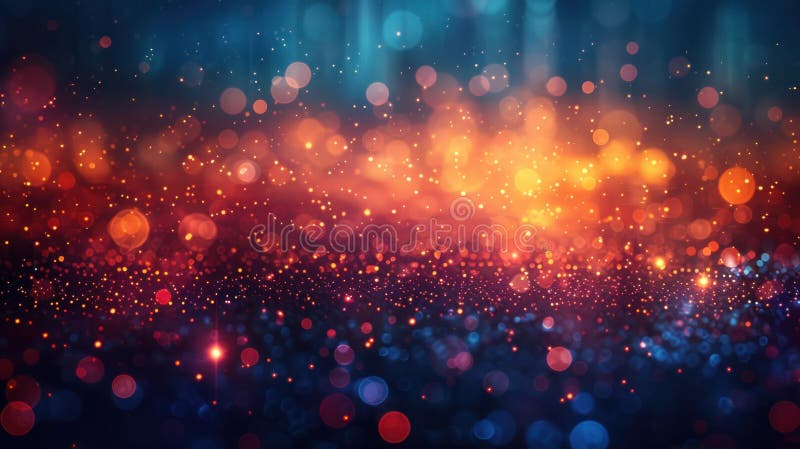 Radiant Glowing Bokeh Lights Vector Background vector illustration