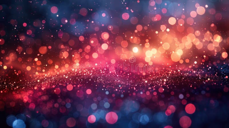 Radiant Glowing Bokeh Lights Vector Background royalty free illustration