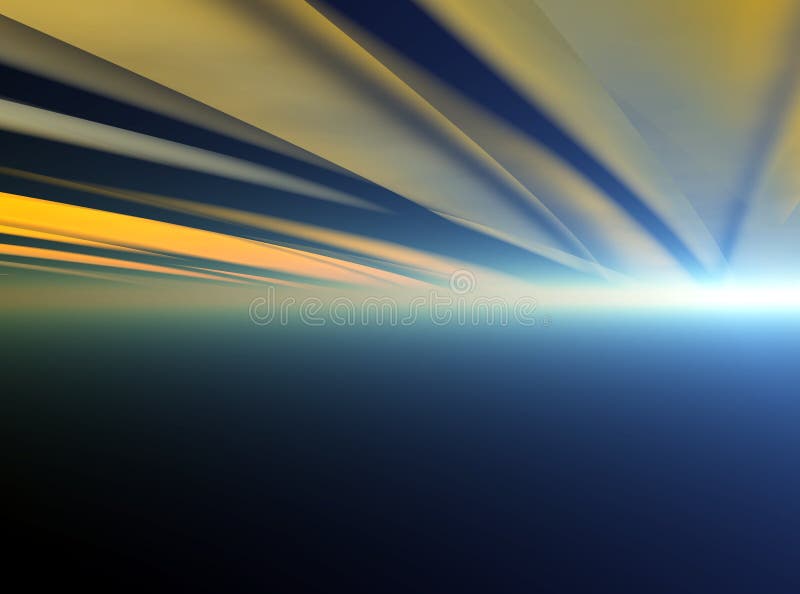 Radiant Horizon royalty free illustration