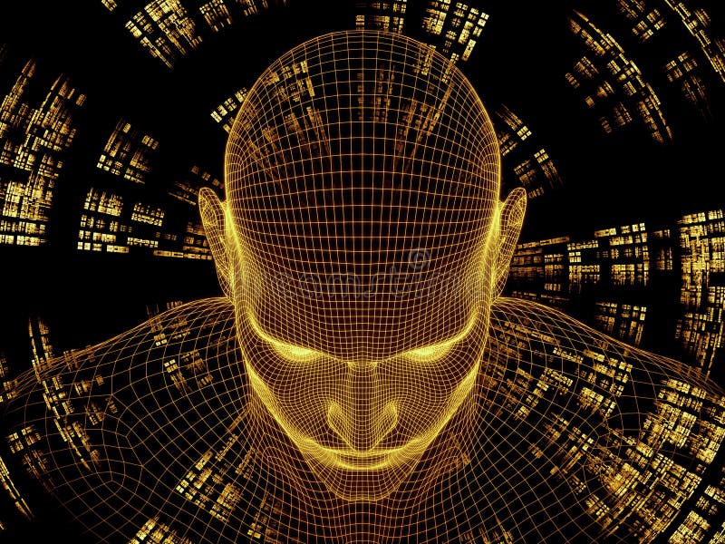 Perspectives of Digital Identity stock illustration