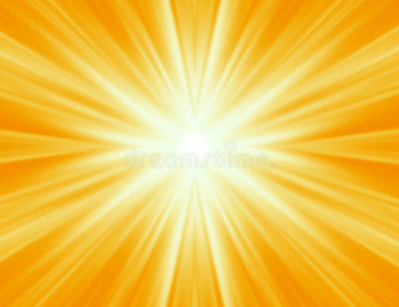 Radiating yellow rays vector illustration Radiating yellow rays vector illustration