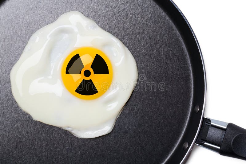 Radiation dangerous meal stock image. Image of breakfast 18883879