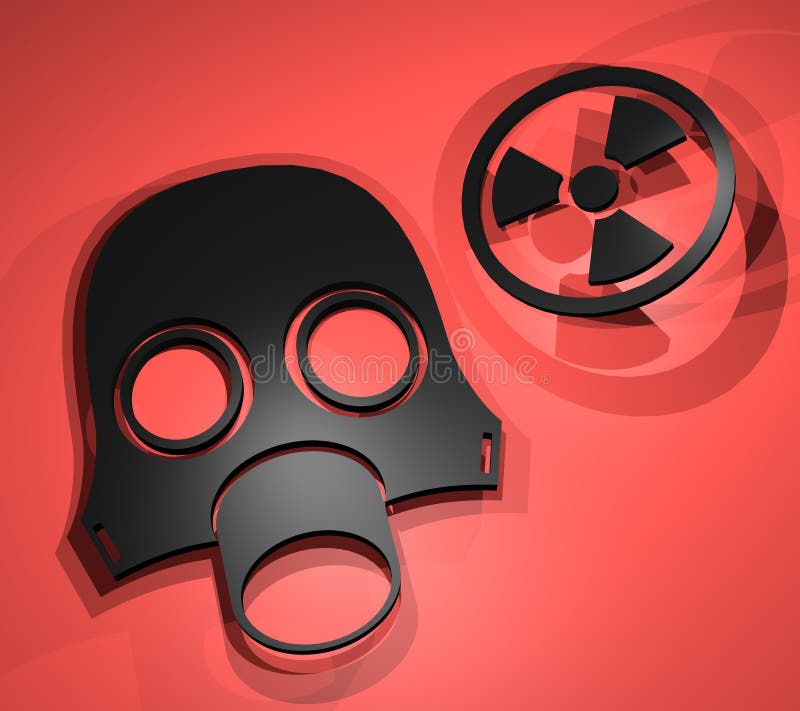 Radiation mask stock vector. Illustration of bacteriological 19039147