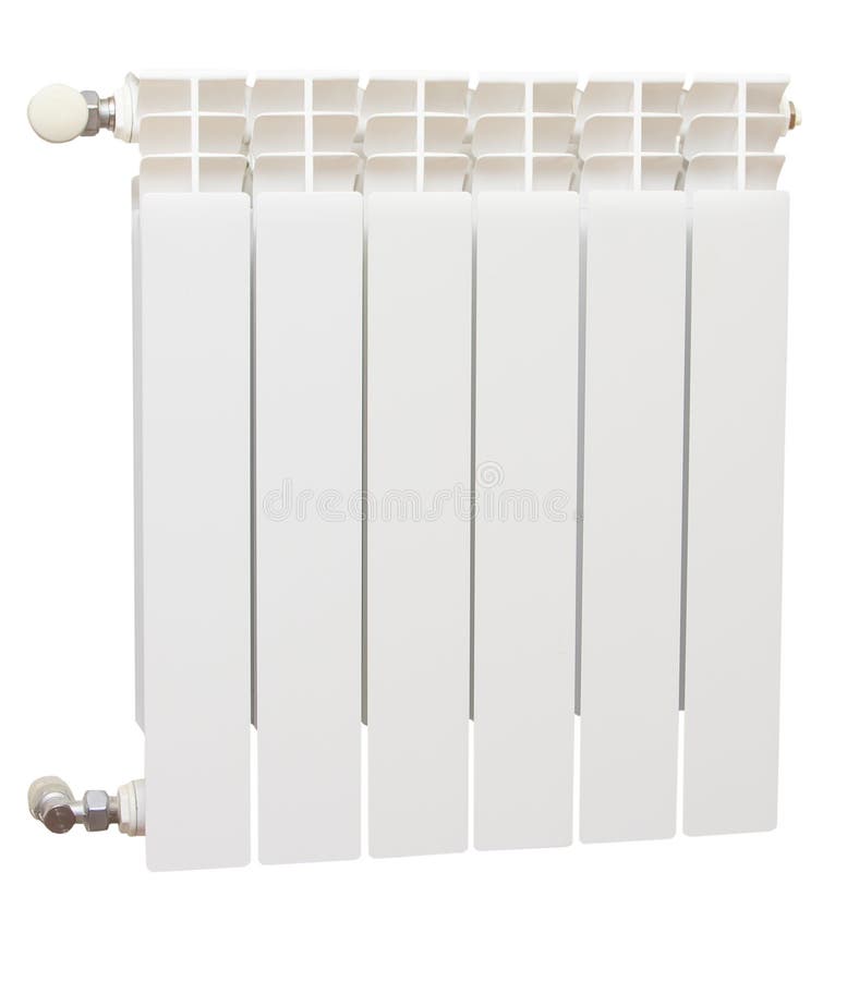 Radiator isolated over white background