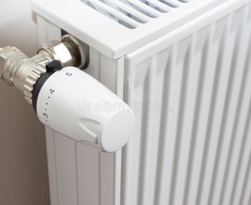 Radiator thermostat stock image. Image of radiators, home 57530975