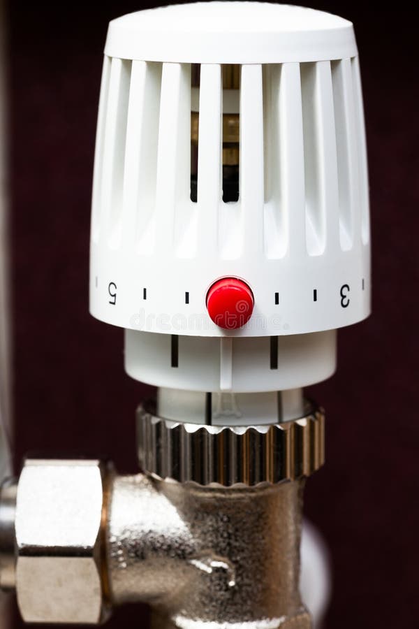 Radiator thermostat stock photo. Image of domestic, climate 17542792