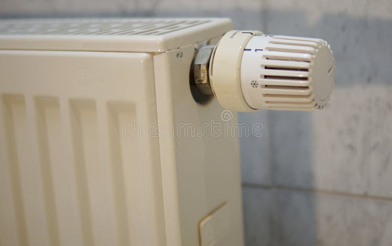 Radiator Thermostat. Energy, Control. Stock Image Image of celsius