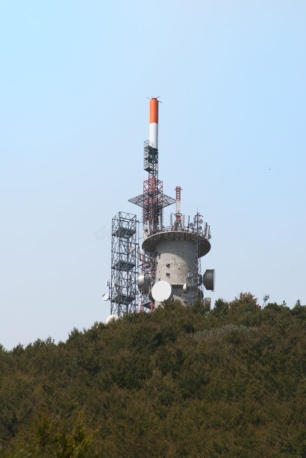 Radio antennas stock image. Image of radio, technology 60019761
