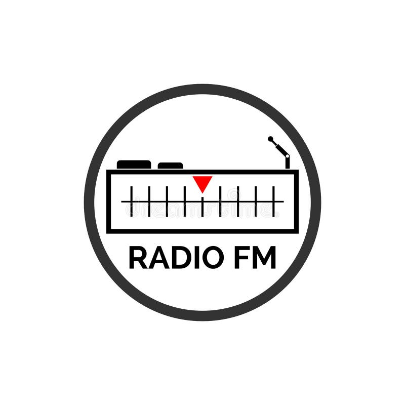 Radio Broadcast Logo Icon Vector Illustration Design Stock Vector Illustration of audio
