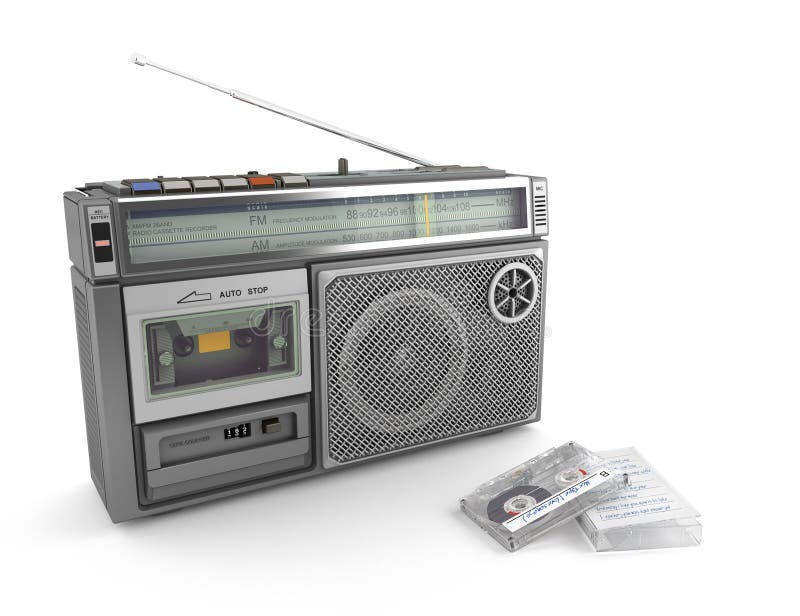 Radio cassette and tape