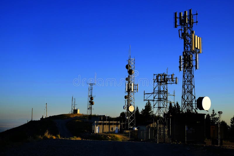 Radio Cell Cellular Broadcast Communication Towers