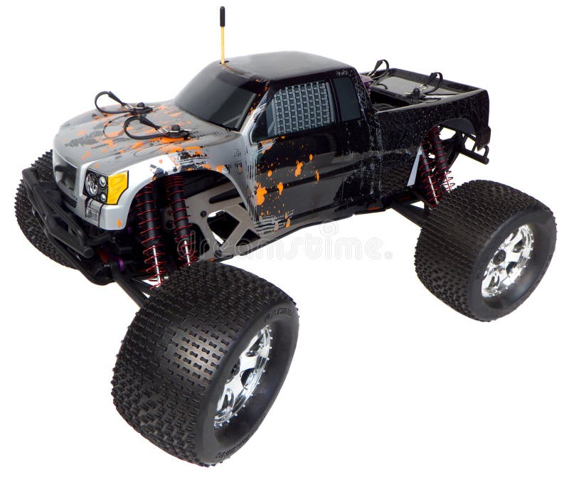 RC Nitro Monster Truck Action Stock Image Image of beach, scale 44503321