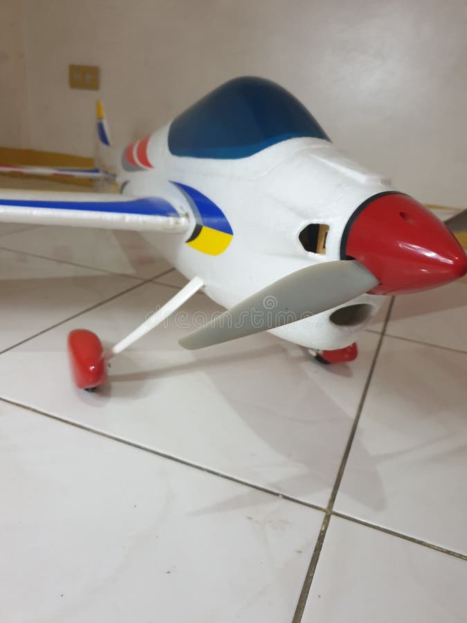 Radio Control 60 Size pattern airplane. Front starboard side of a Radio Control 60 size pattern airplane. This aircraft has a thin airfoil allowing it to fly royalty free stock images Radio Control 60 Size pattern airplane. Front starboard side of a Radio Control 60 size pattern airplane. This aircraft has a thin airfoil allowing it to fly royalty free stock images