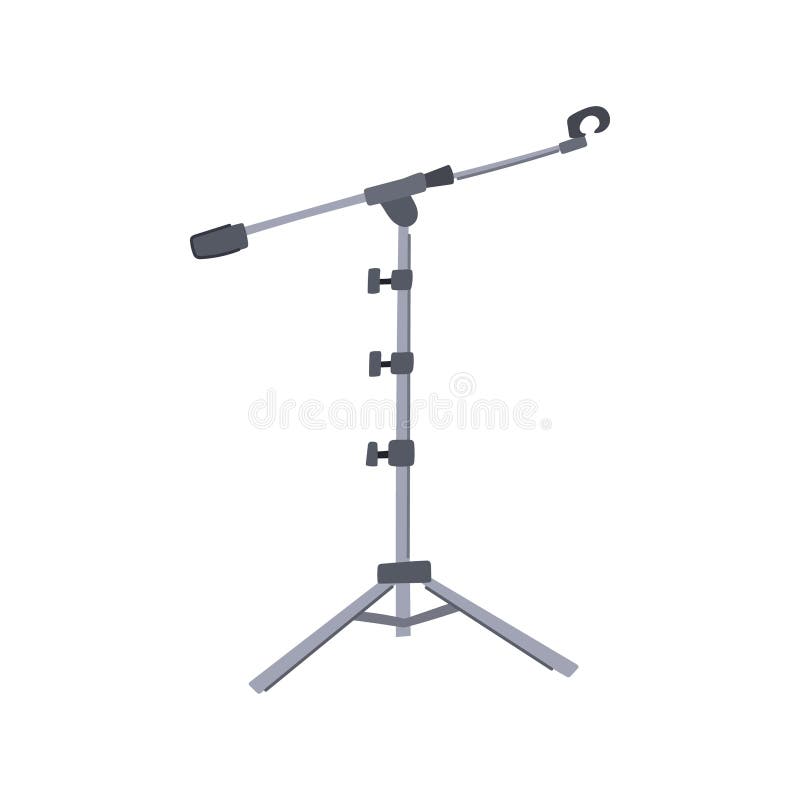 Radio microphone stand vector иллюстрация иллюстрация вектора