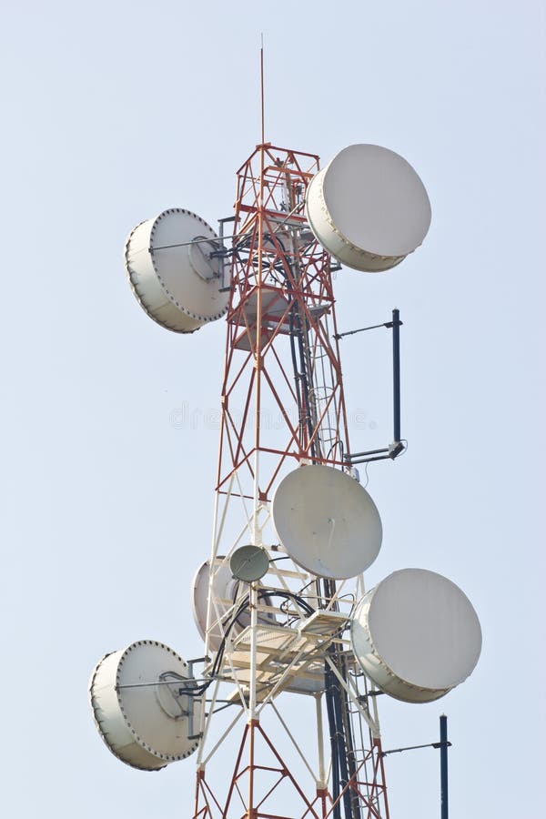 Radio Relay Link, Mobile Base Station. Stock Photo Image 35983494