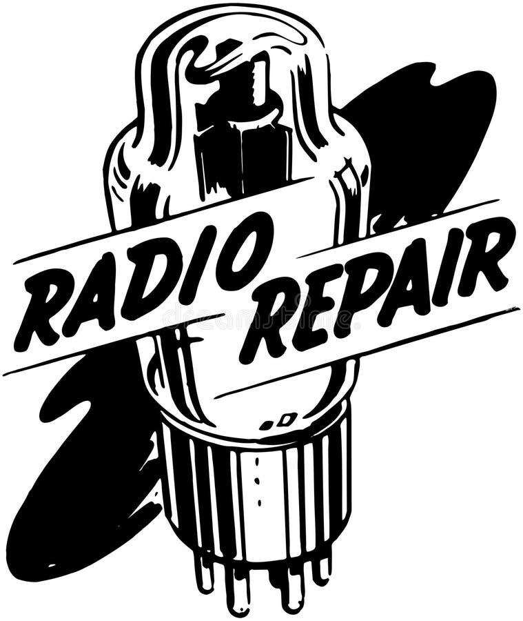 Radio Repairs stock vector. Illustration of drawings 42095402