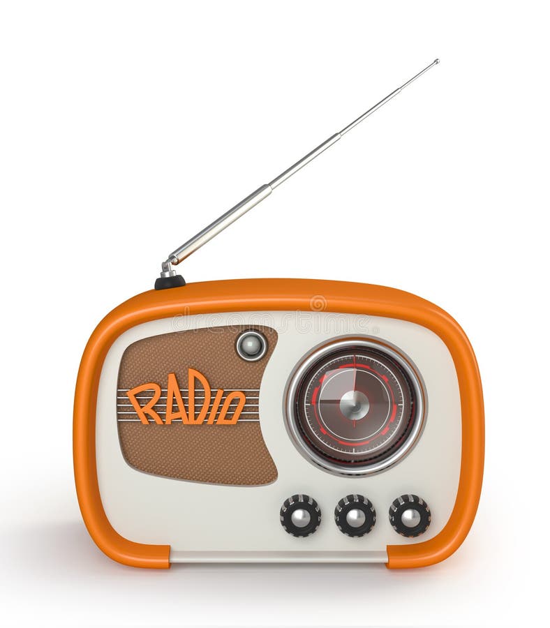 Radio retra ilustración del vector Radio retra ilustración del vector