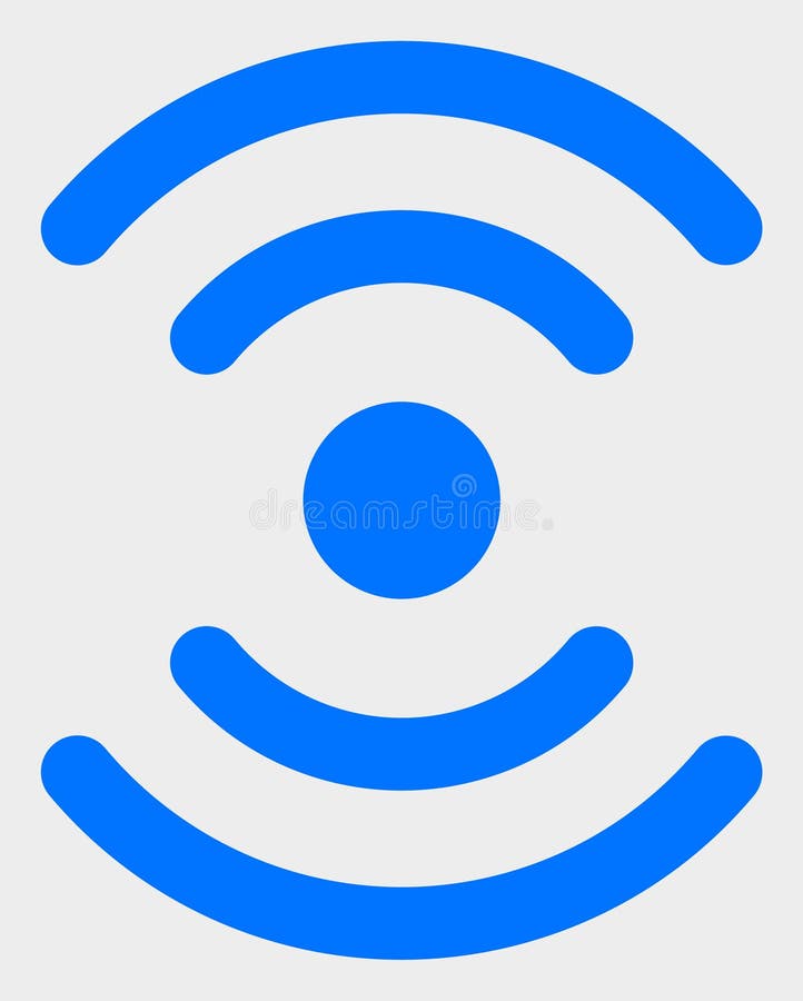 Radio Source Raster Icon Illustration stock illustration