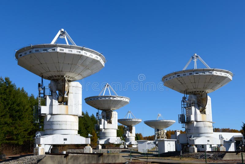 Radio telescope stock photos