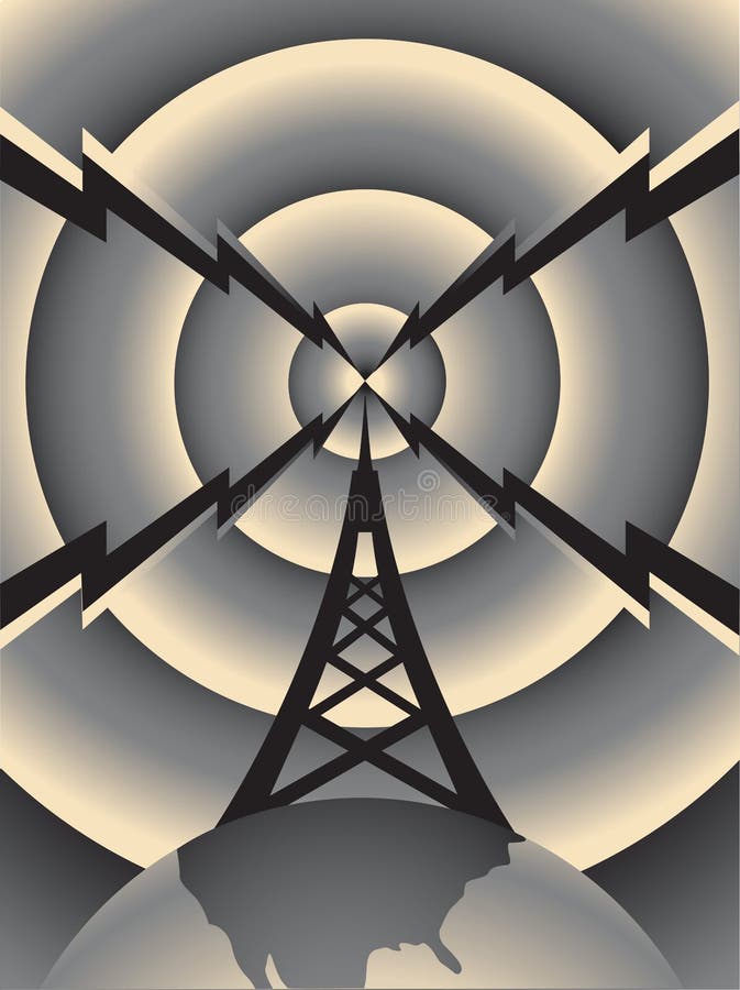 Radio Tower vector illustration