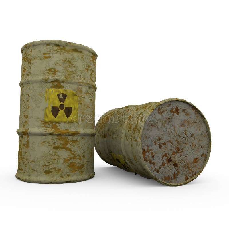 Radioactive barrels