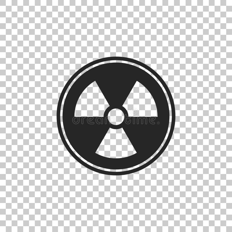 Radioactive Icon Isolated On Transparent Background. Radioactive Toxic ...