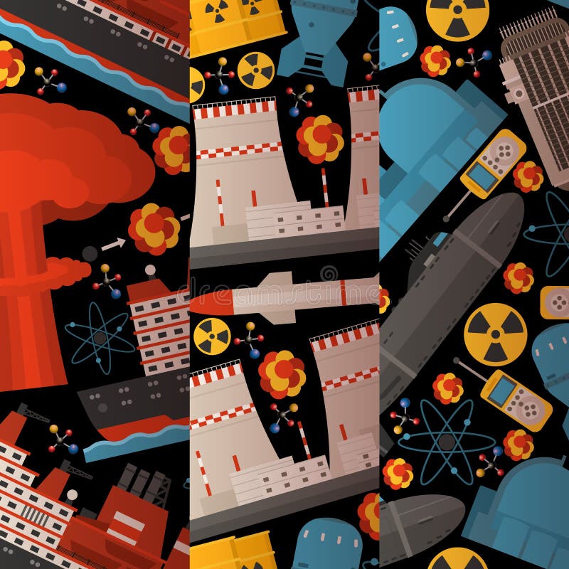 Radioactive, Nuclear Power Plant Building, Explosion of Bomb, Atomic ...