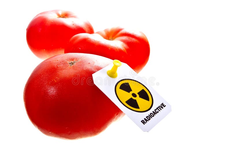 Radioactive tomatoes stock image. Image of detecting 31204539