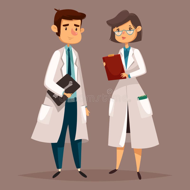 Radiologista ou técnico de radiologia do doutor que guardam o raio X ilustração stock Radiologista ou técnico de radiologia do doutor que guardam o raio X ilustração stock