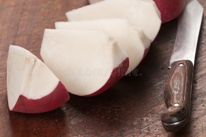 Radish cuts stock image. Image of vegan, radish, healthy 62672337