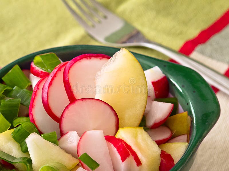 Radishes and Apples salad