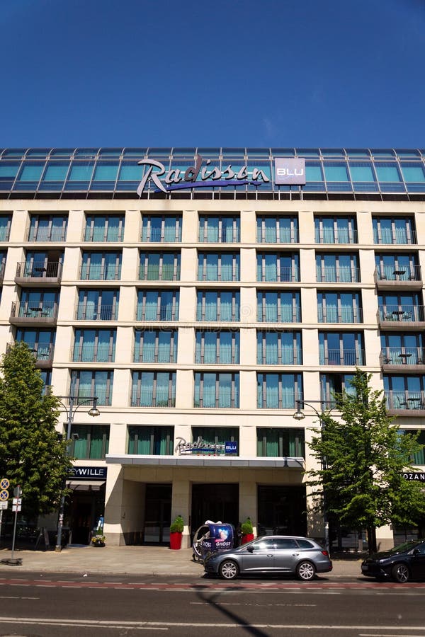 Radisson Blu Hotels And Resorts Logo On The Building Of ...