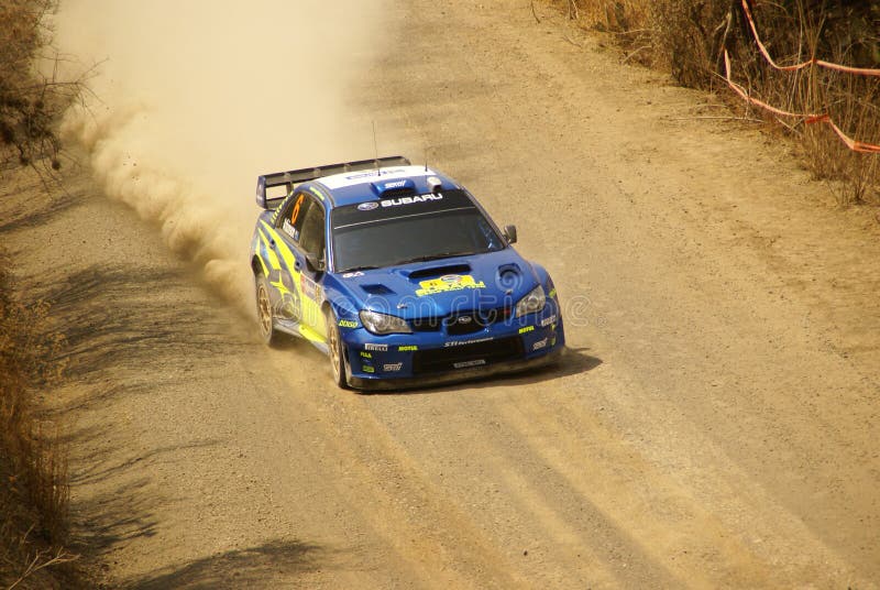 Raduno Messico della corona di WRC fotografia stock Raduno Messico della corona di WRC fotografia stock
