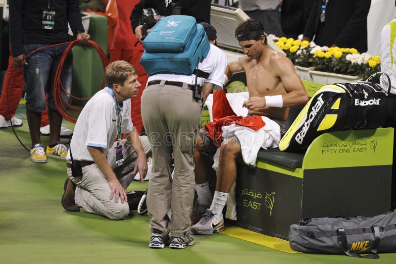 Rafael Nadal at the ATP Tennis