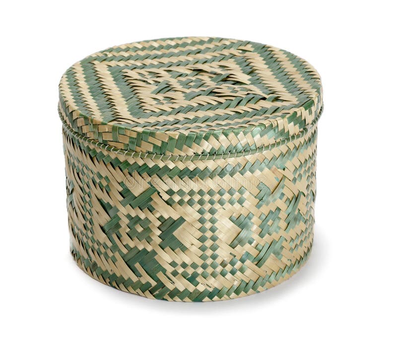 Raffia Box stock image. Image of sewing, knitting, braid 26346155