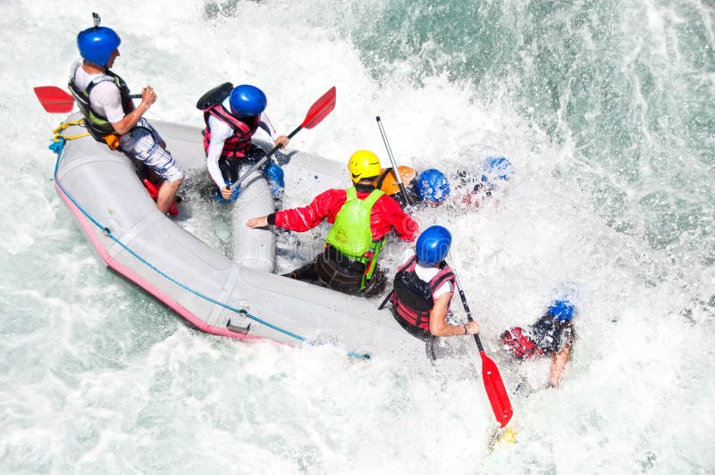 Rafting As Extreme and Fun Sport Stock Image Image of flow, outdoors