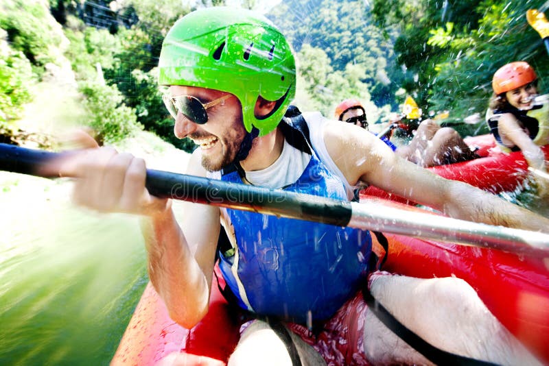 Rafting excitement royalty free stock photo Rafting excitement royalty free stock photo