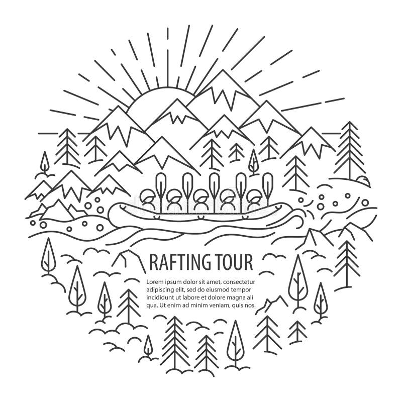 Rafting tour template