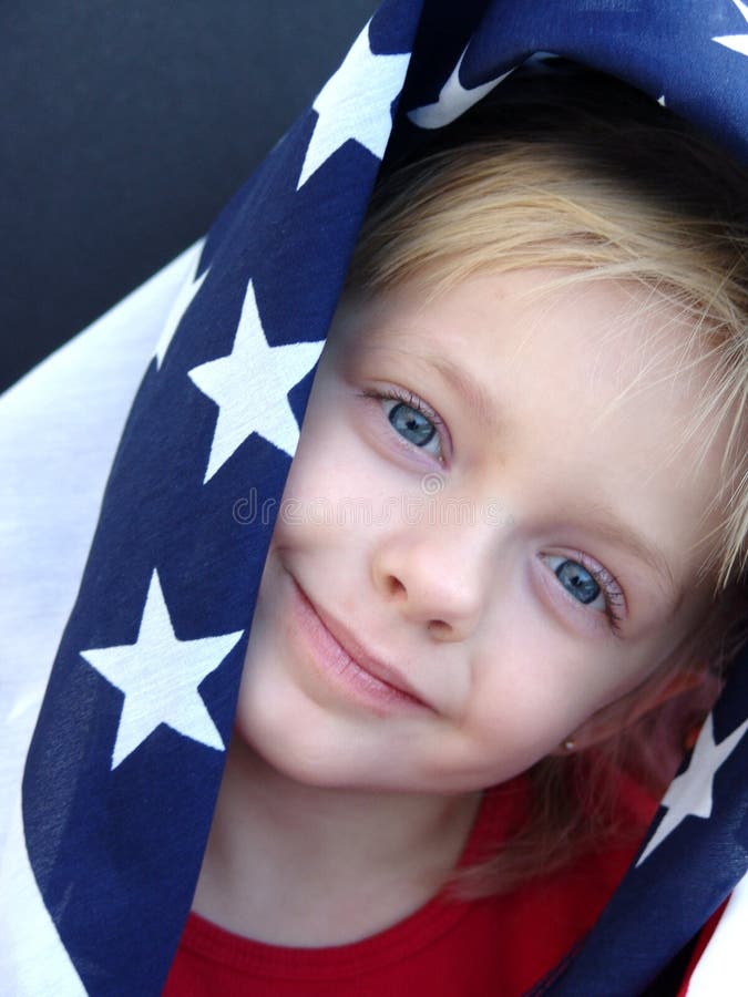 Ragazza americana immagine stock Ragazza americana immagine stock