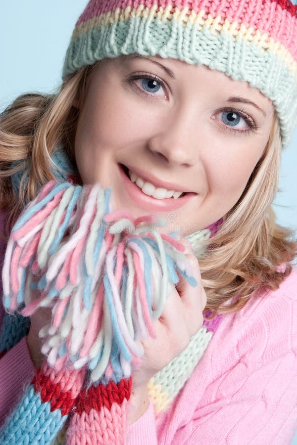 Ragazza di inverno fotografia stock libera da diritti