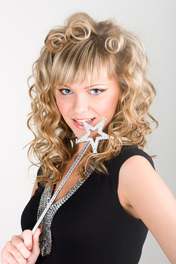 Ragazza leggiadramente bionda sexy immagine stock Ragazza leggiadramente bionda sexy immagine stock