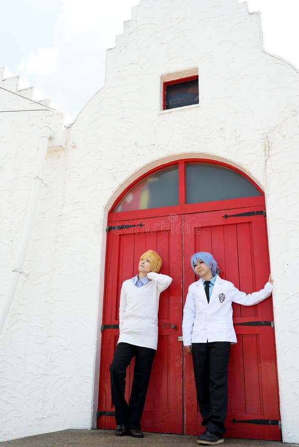 Ragazze giapponesi di cosplay fotografia stock Ragazze giapponesi di cosplay fotografia stock