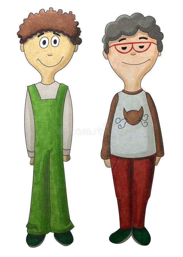 Ragazzi 03 illustrazione di stock Ragazzi 03 illustrazione di stock