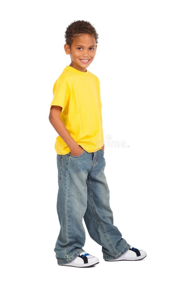 Ragazzo afroamericano fotografia stock libera da diritti