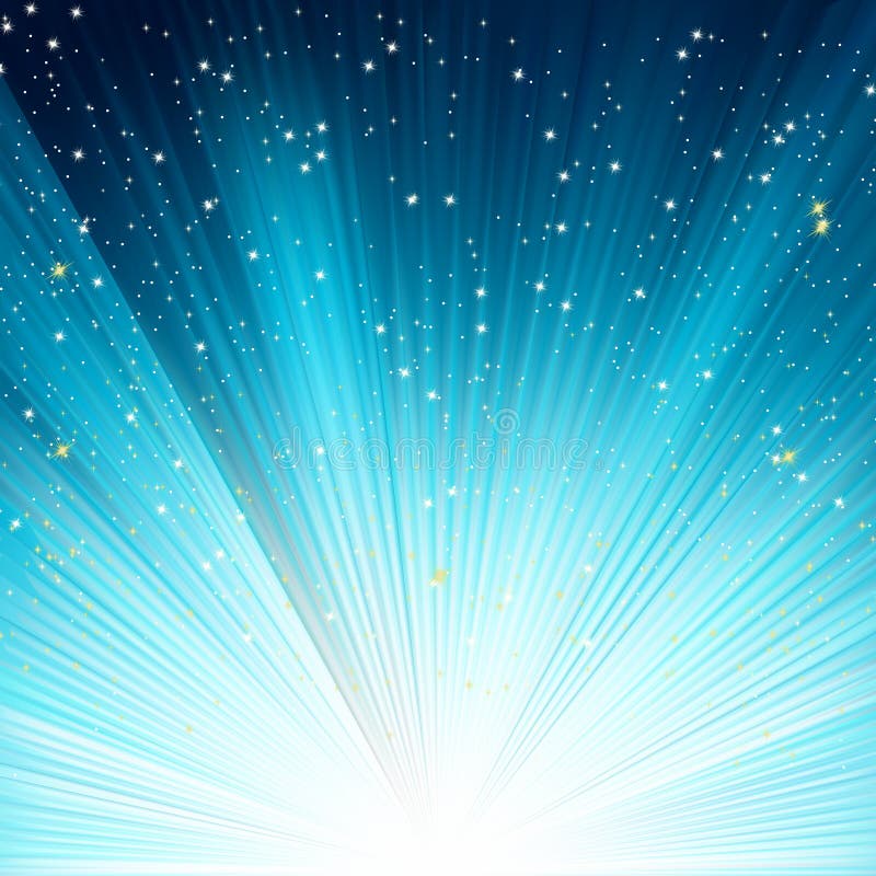Raggi luminosi blu. ENV 8 royalty illustrazione gratis Raggi luminosi blu. ENV 8 royalty illustrazione gratis