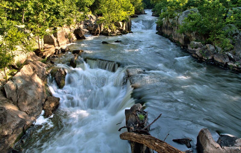 Raging Potomac River royalty free stock photography