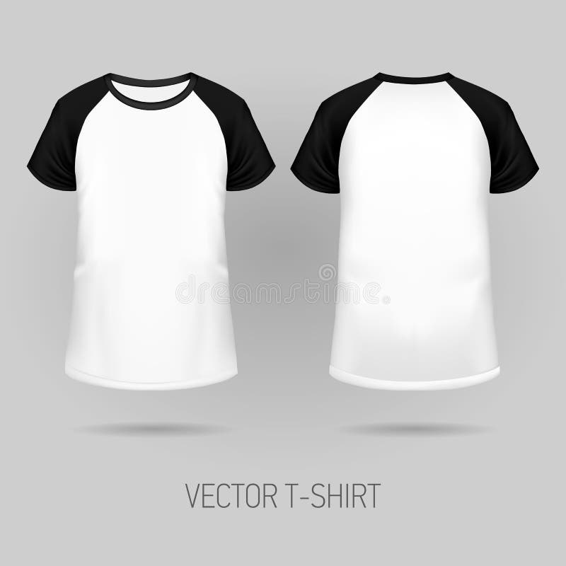 raglan shirt black and white