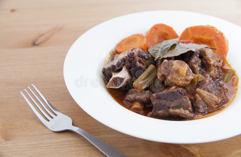 Delicious Oxtail Stew (with red wine). Delicious Oxtail Stew (with red wine)