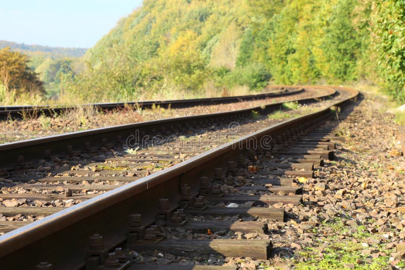 Rail Road Steel Tracks Train Stock Image Image of engine, rail 26248349