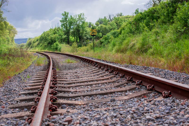 Rail the Tracks of the UK Railways Stock Image Image of platforms
